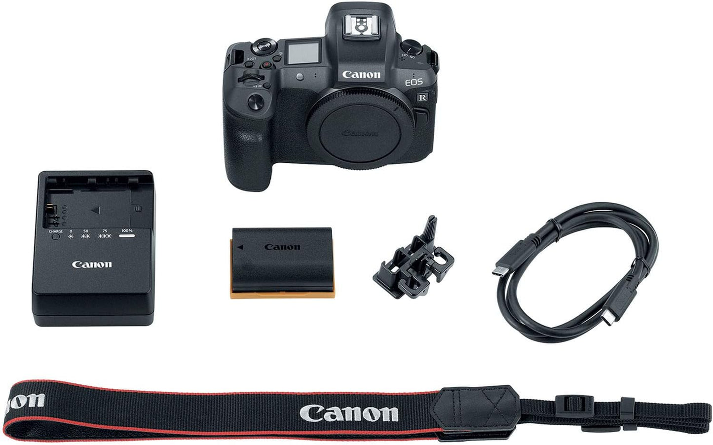 Canon 3075C002 EOS R Full-Frame Mirrorless Camera Body 4K UHD