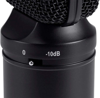 Monoprice 625908 Stage Right Ribbon Microphone Black