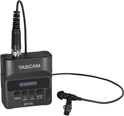 Tascam 4330376543 DR-10L Lavalier Mic & Recorder Bundle
