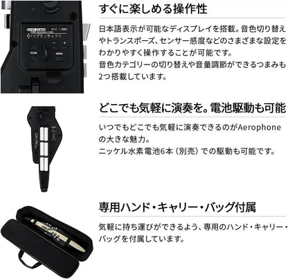 Roland AE-20 Aerophone Digital Wind Instrument Black