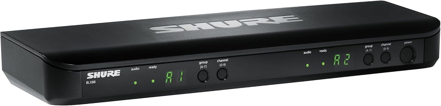 Shure BLX1288/P31-H10 Wireless Microphone System - Dual Channel