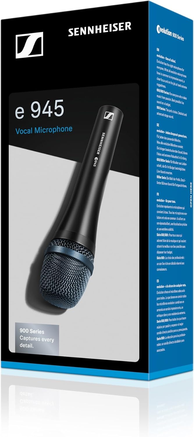 Sennheiser 009422 e945 Supercardioid Dynamic Vocal Microphone