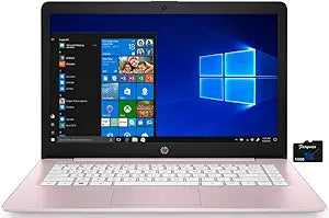 HP Stream 14 Laptop Celeron 4GB/64GB eMMC Pink — main product image