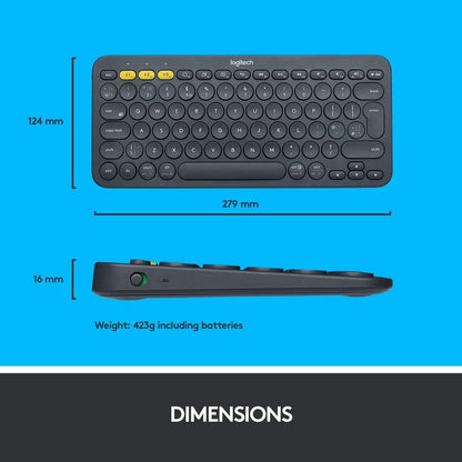 Logitech 920-007558 K380 Bluetooth Multi-Device Keyboard