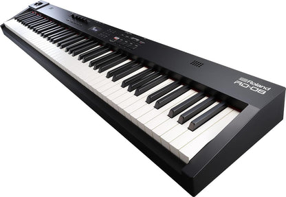 Roland RD-08 Stage Piano Black Bundle Stand Pedal Lessons