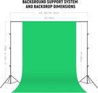 Neewer NK102 Photography Lighting Kit with Backdrops