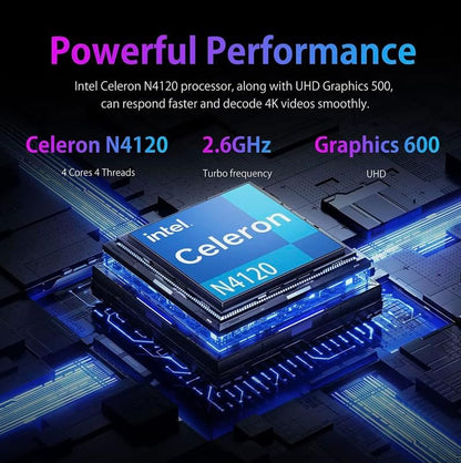 HP 14-inch N4120 Quad-Core Premium Laptop Bundle