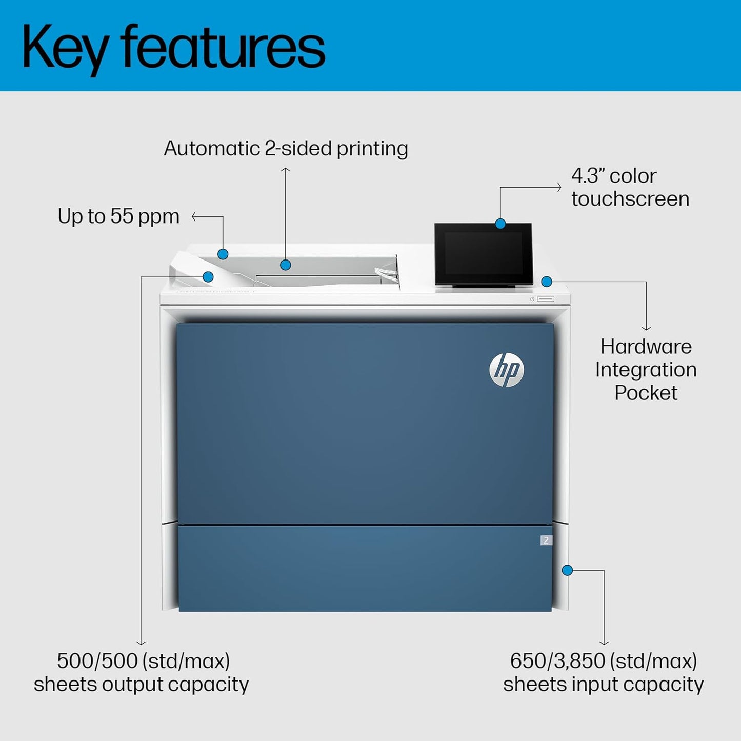 HP 6700dn Color LaserJet Enterprise Printer Business
