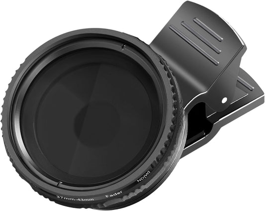 Neewer 10100467 37mm Clip-On ND2-ND400 Phone Lens Filter