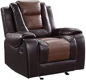 Lexicon S189470BR-1 Matteo Glider Reclining Chair Brown