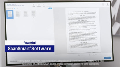 Epson B11B270202 RapidReceipt RR-400W Wireless Receipt Scanner