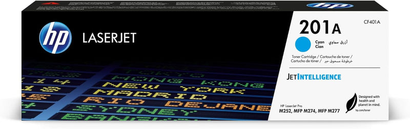 HP CF401A 201A Cyan Toner Cartridge LaserJet Pro — main product image