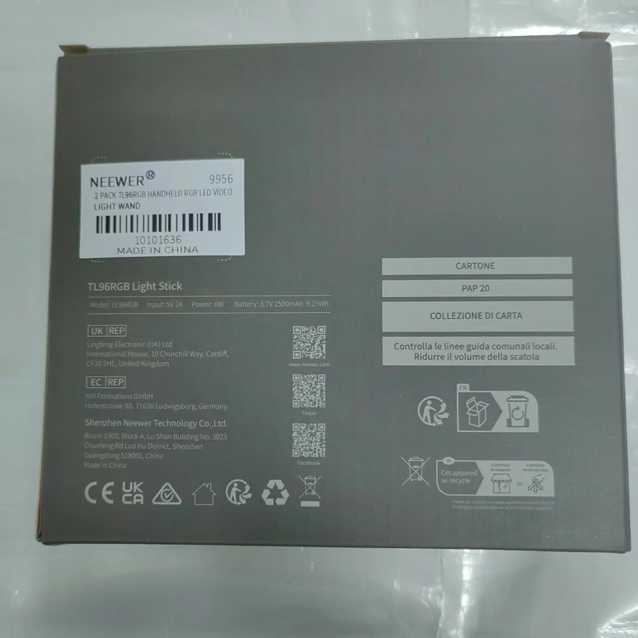 Neewer TL96RGB Handheld RGB LED Video Light Wand