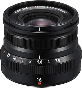 Fujifilm XF16mmF2.8 R WR 16mm f/2.8 Lens - Black