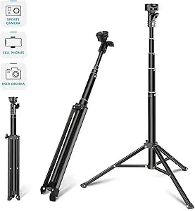 Neewer 10094975 2-in-1 Extendable Selfie Stick Tripod — main product image