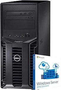 Dell T110II1A PowerEdge T110 II: Xeon E3-1220, 32GB, 8TB, Win Svr 2016 (Renewed)