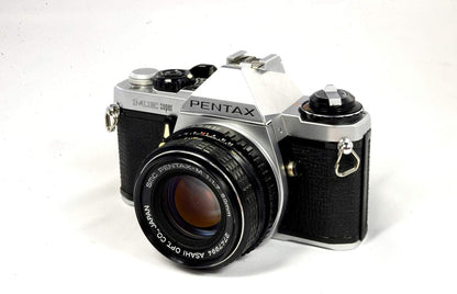 Pentax ME Super 35mm Film Camera 50mm Lens Renewed