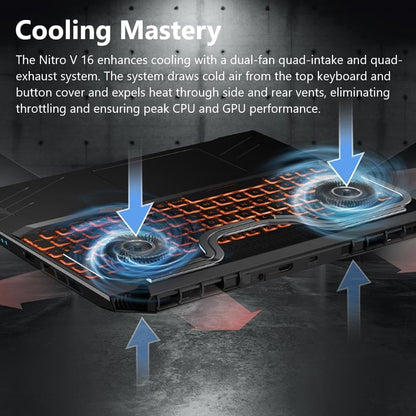 Acer Nitro V Gaming Laptop - 16" 165Hz, RTX 4060, Ryzen 7, 32GB RAM, 1TB SSD