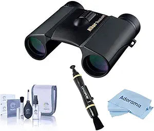Nikon 10x25 Trailblazer ATB Compact Binoculars Bundle