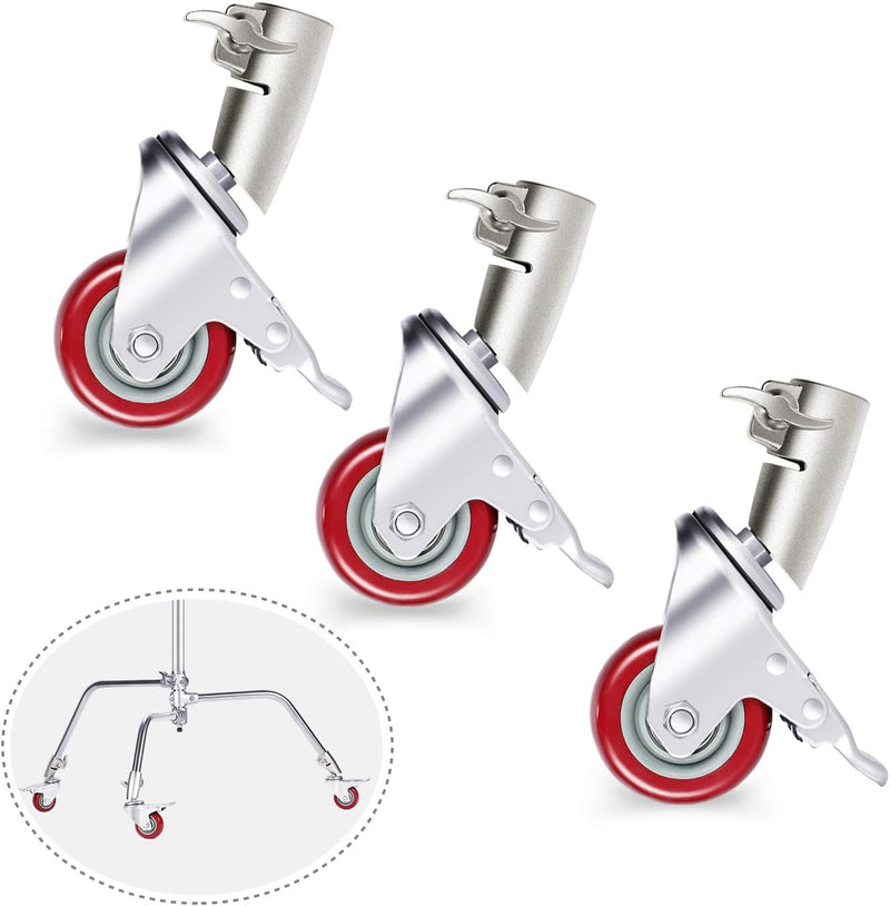 Neewer 10097054 Caster Wheels for Photography C Stand — main product image