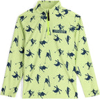 Spyder 38C125308 Boys' Ski Day Half Zip T-Neck