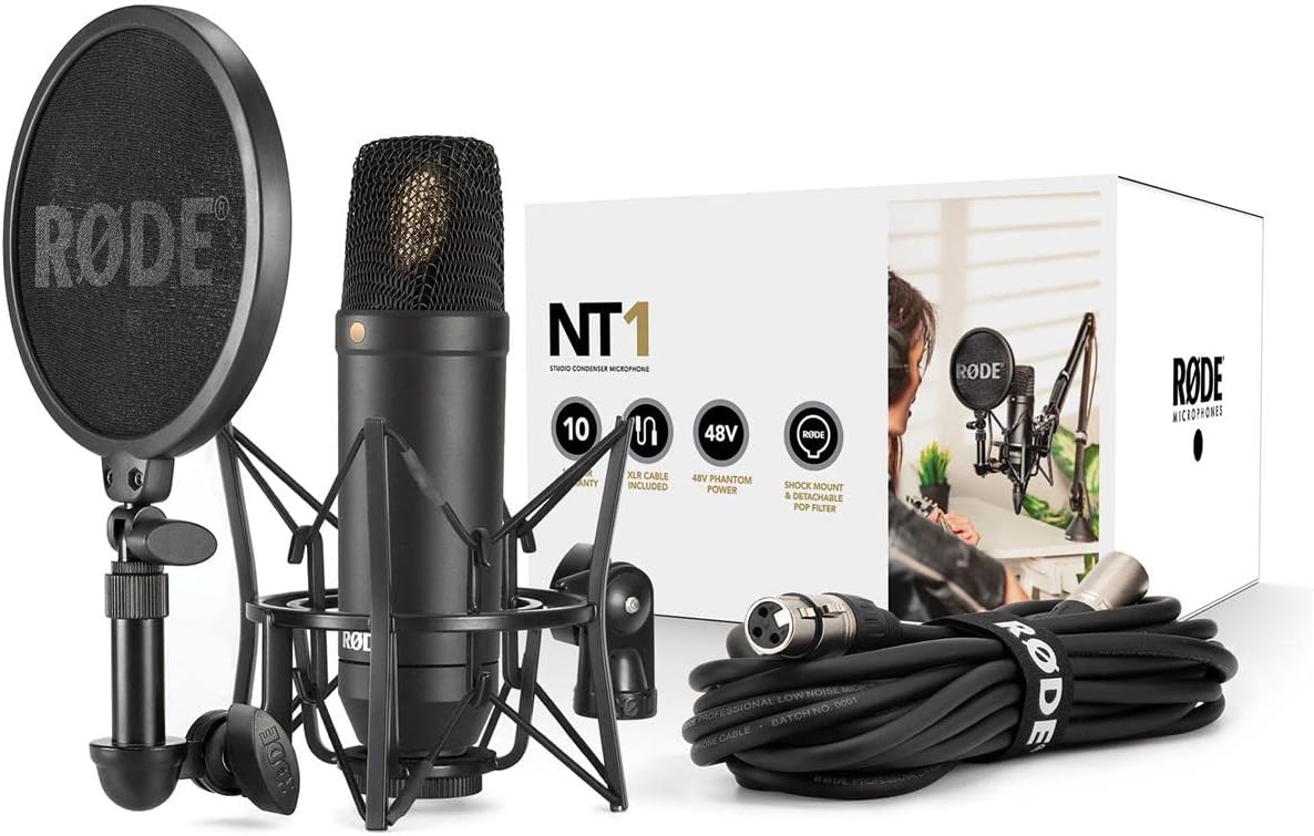 Rode NT1 4th Gen Studio Condenser Microphone - Black