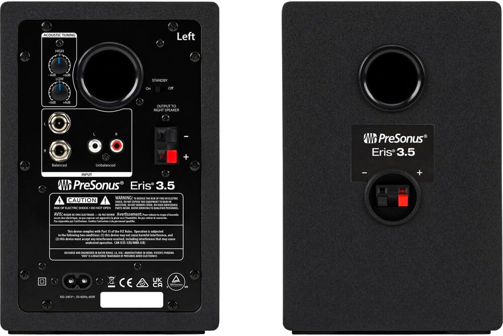 PreSonus ERIS 3.5 Studio Monitors - Active Reference Speakers