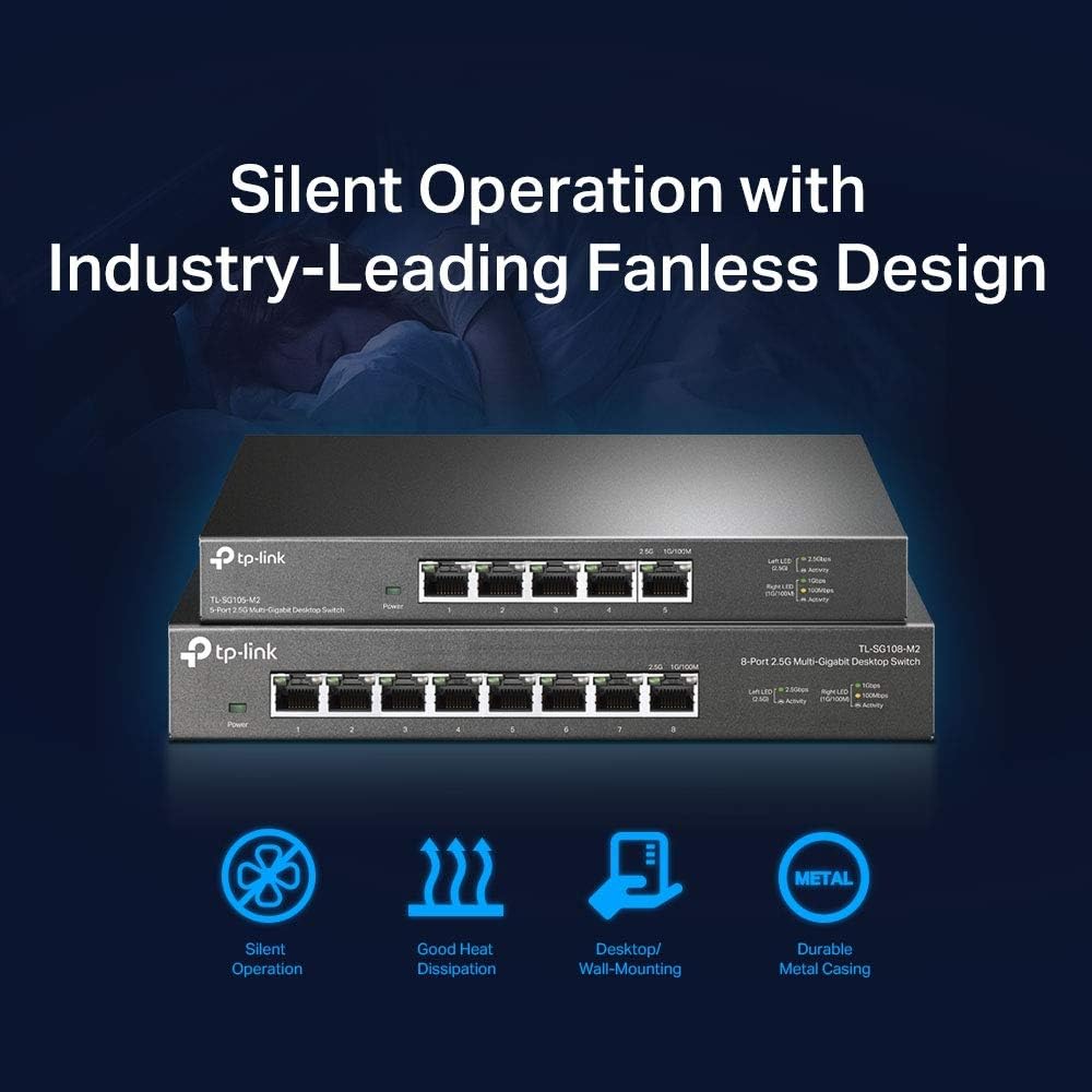 TP-Link TL-SG105-M2 5-Port 2.5G Multi-Gigabit Switch