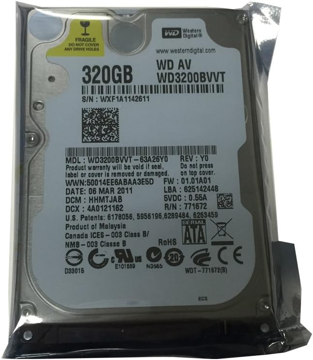 Western Digital WD3200BVVT 320GB 2.5" PS3/PS4/Laptop HDD
