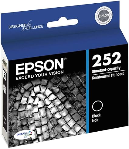 Epson T252120 252 DURABrite Ultra Black Ink Cartridge