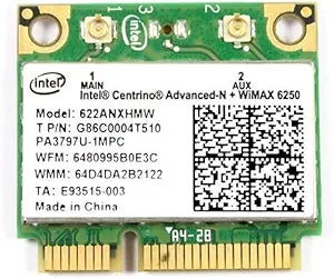 Intel intel 6250 Advanced-N+ WiMAX WiFi Card
