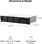 QNAP TS-864EU-RP-8G 8-Bay 2.5GbE Rackmount NAS