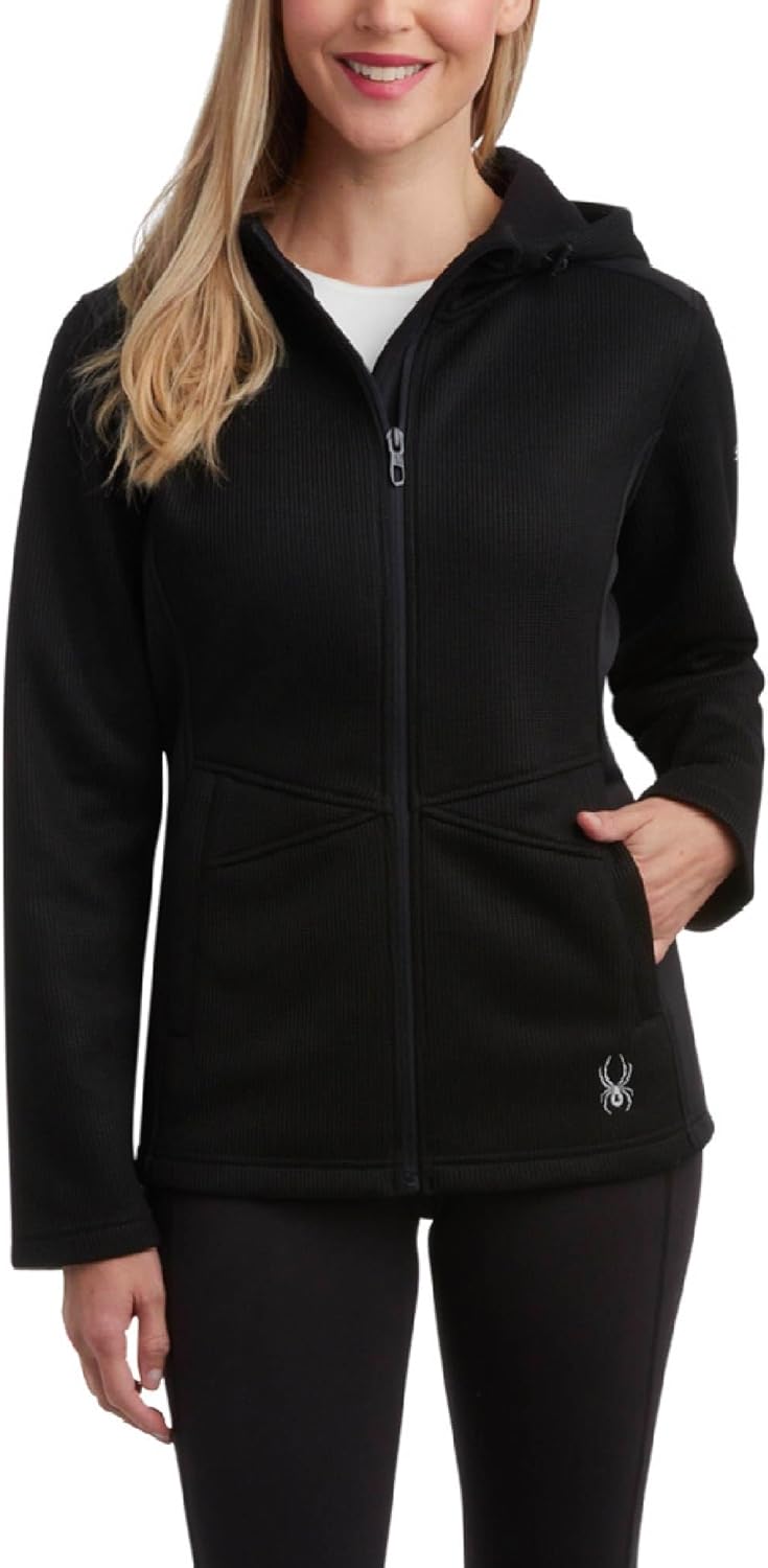 Spyder Sweater Jacket Women's Fleece Lined Hooded — main product image