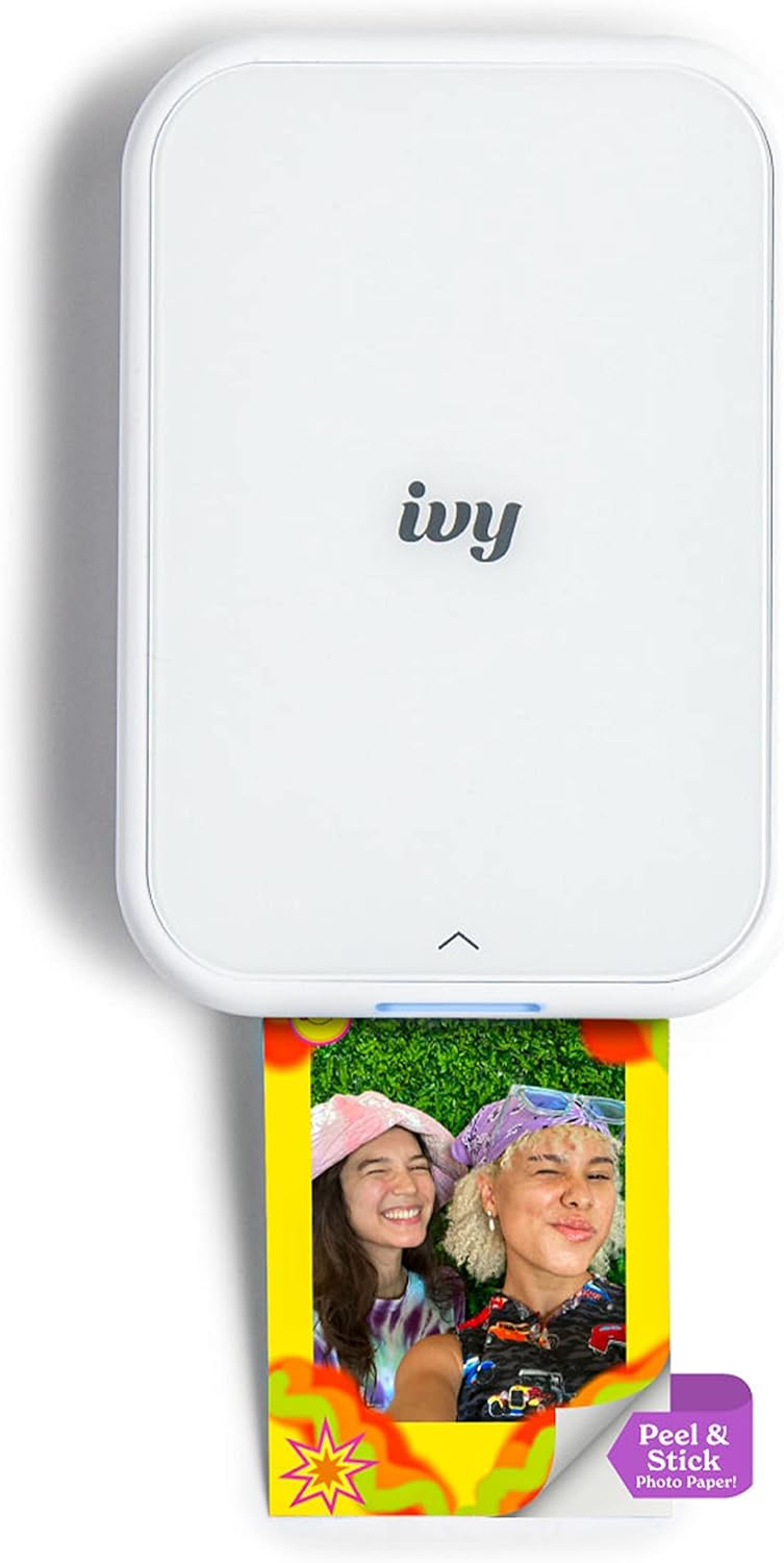 Canon 5452C018 Ivy 2 Mini Photo Printer Pure White
