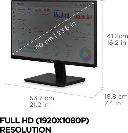 ViewSonic VS2447M 24" 100Hz FHD Monitor FreeSync