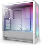 NZXT CC-H52FW-R1 H5 Flow RGB Compact ATX Gaming Case