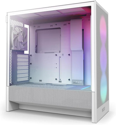 NZXT CC-H52FW-R1 H5 Flow RGB Compact ATX Gaming Case