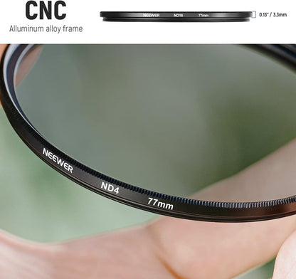 Neewer NW SERIES B 77mm ND Lens Filter Accessory Kit