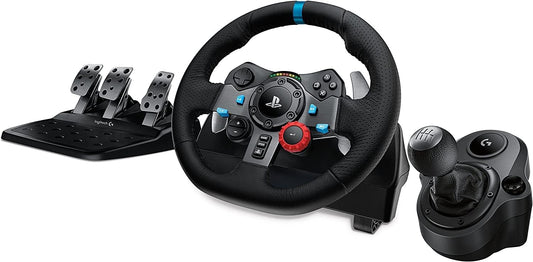 Logitech 941-000110-cr G29 Racing Wheel Shifter Bundle Renewed