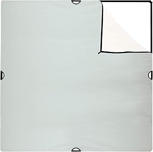 Westcott Scrim Jim Silver/White Bounce Fabric 71"