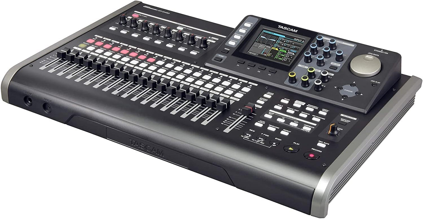 Tascam DP24SD+HP+XLR+M Digital Portastudio Recording Bundle