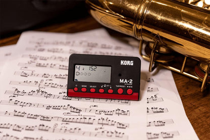Korg MA2-BKRD Multi-Function Digital Metronome - Black/Red