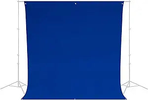 Westcott 131 Wrinkle-Resistant Chroma Key Blue Backdrop — main product image