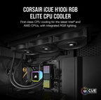 Corsair CW-9060058-WW iCUE H100i RGB Elite Liquid CPU Cooler