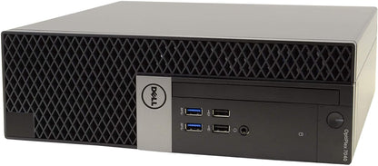 Dell Optiplex 7040 Desktop, i5, 16GB, 500GB SSD, 24" Monitor (Renewed)