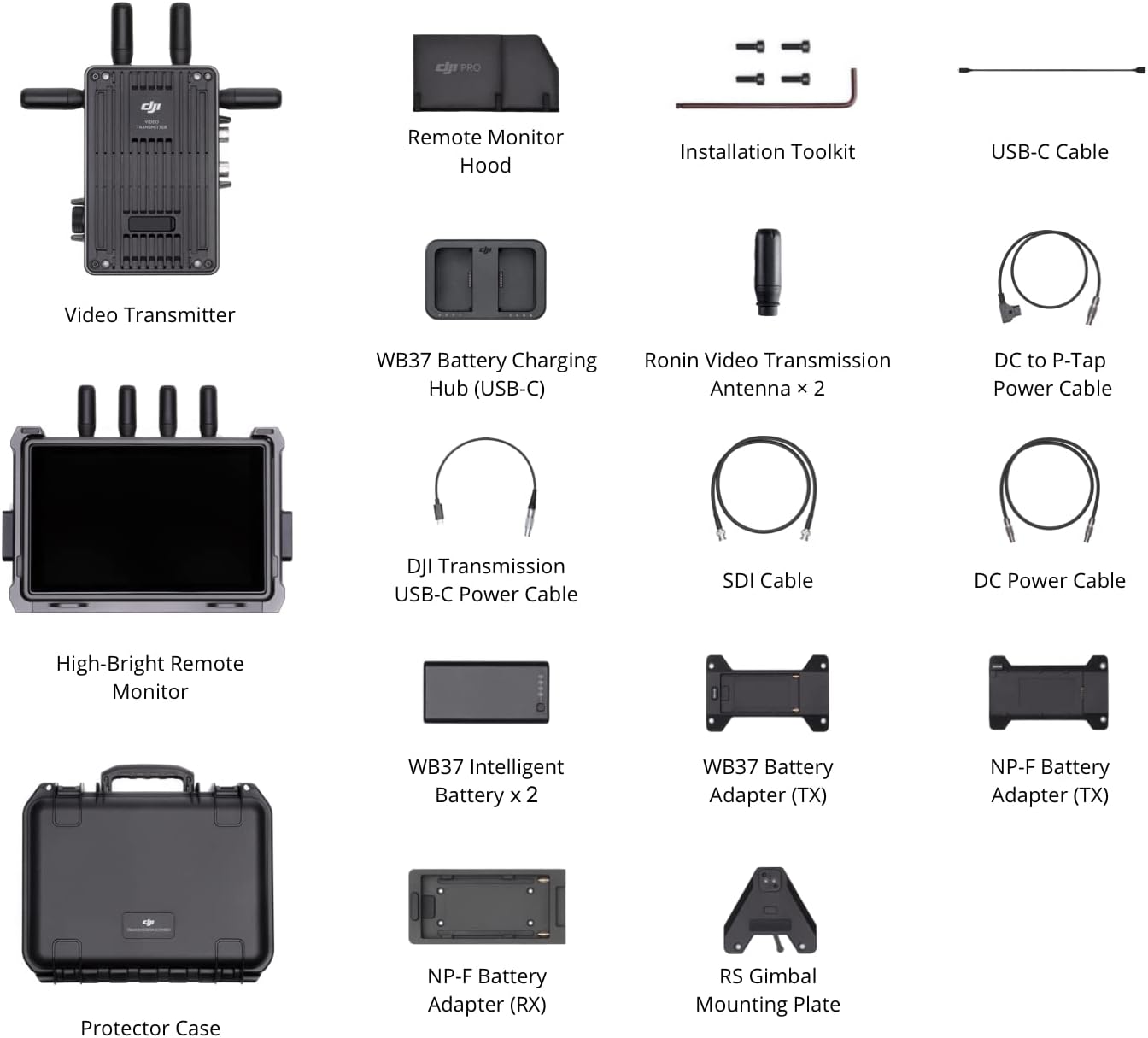 DJI TX3 Transmission High-Bright Monitor Combo