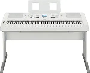 Yamaha DGX650WH 88-Key Digital Piano - White Finish — main product image