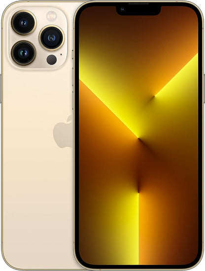 Apple A2484 iPhone 13 Pro Max 256GB Gold Unlocked Premium Renewed