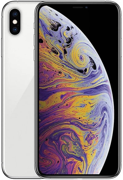 Apple A1921 iPhone XS Max 64GB Silver - Unlocked (Renewed)