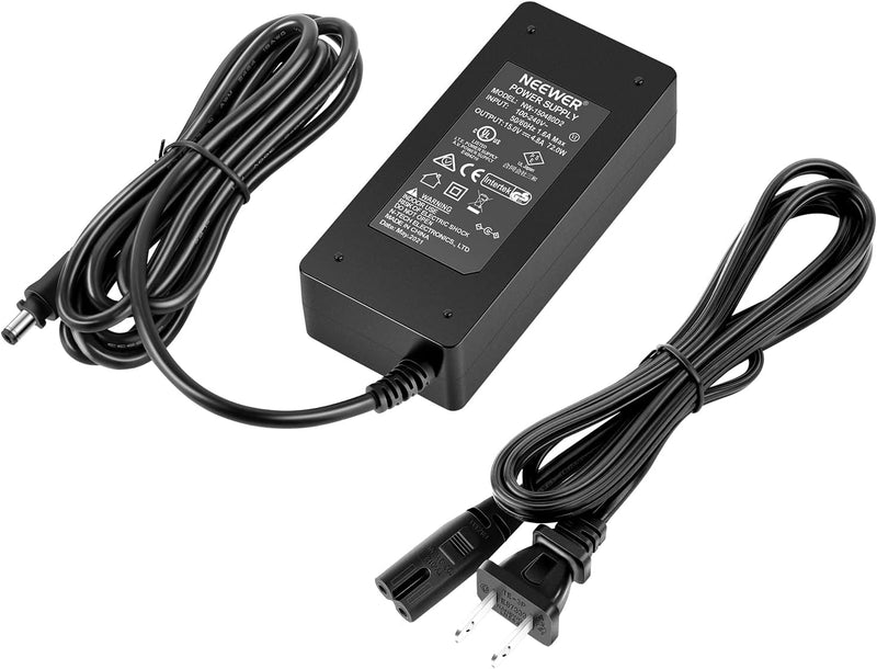 Neewer NW-150480D2 15V Ring Light Power Adapter — main product image